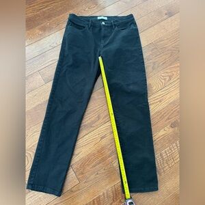 LOFT Women's Black Straight Leg Jeans